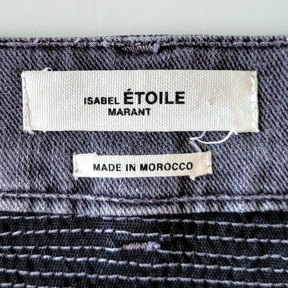 ISABEL Marant Etoile Moto Jeans Pelona Biker Pants - Picture 9 of 15